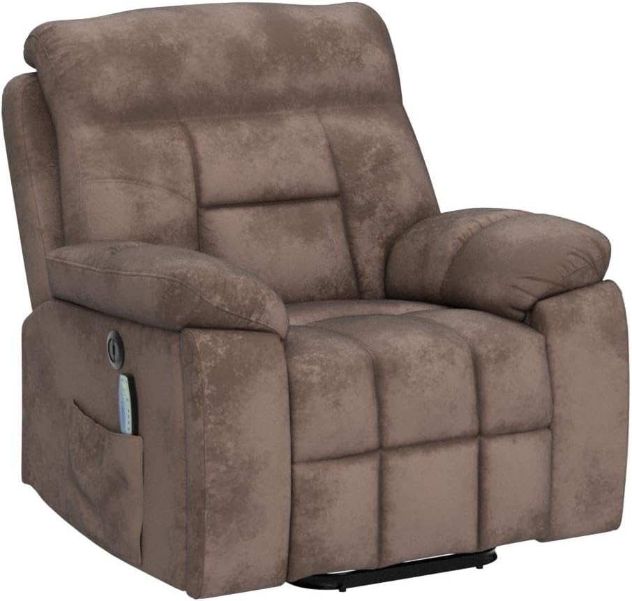 Large Power Lift Recliner Chair with Massage and Heat for Elderly Big and Tall People