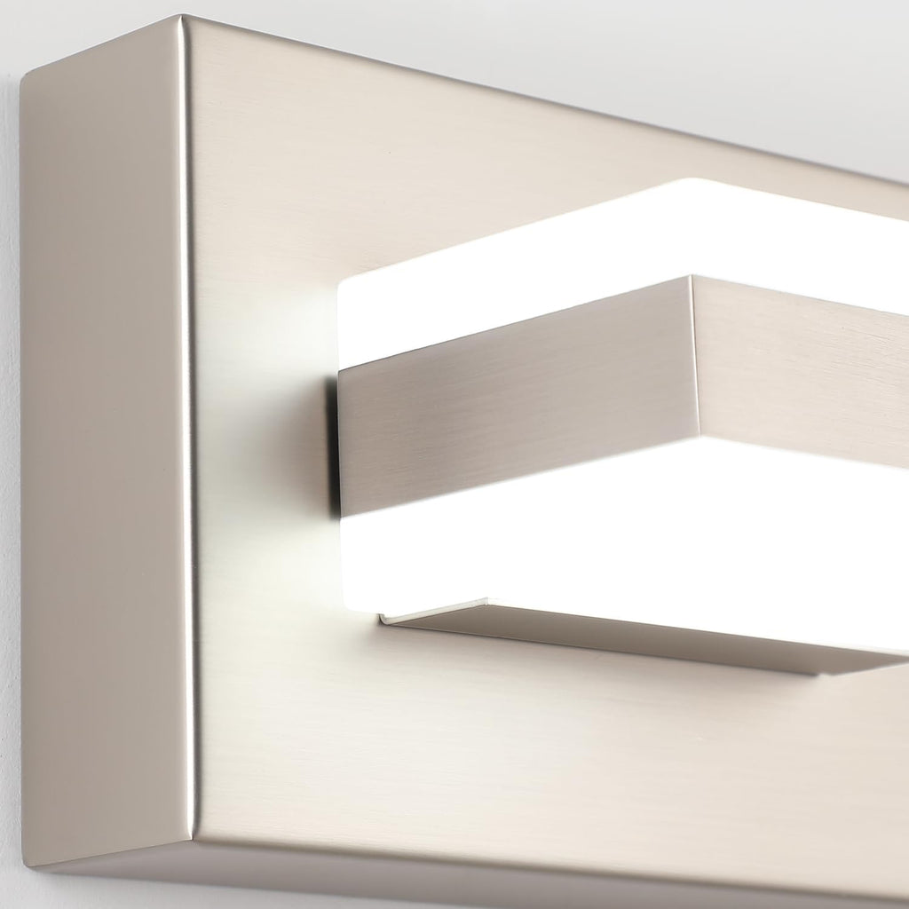 Bathroom Vanity Lights Over Mirror Brushed Nickel Bathroom Light Fixture 3 Light Led Lights s Vanity Lights for Bath