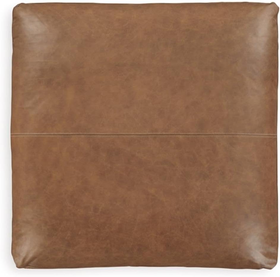 Luxe Oversized Lounge Chair — Caramel