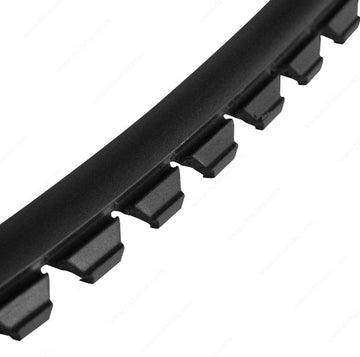 Black Vinyl Glass Retainer Molding For Securing Glass in your Cabinet Doors and other applications