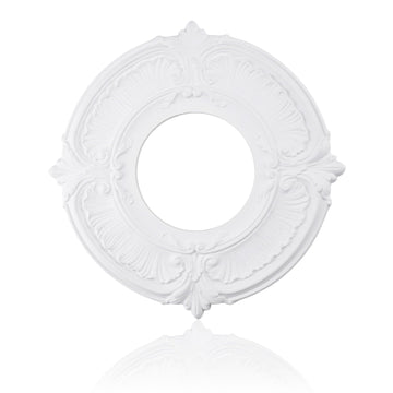 1Pack Lighting PU Ceiling Medallion Ceiling Cover Plate Ceilings Fan Medallion Home for Light Fixtures Ceiling Light