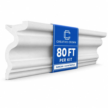 Duncan LED Foam Molding Kit, 80 Ft 3.5in, Precut Corners