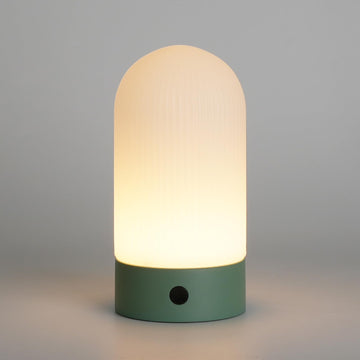 Rechargeable Waterproof Shower Lamp, 2700K Warm LED (Green)