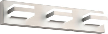 Bathroom Vanity Lights Over Mirror Brushed Nickel Bathroom Light Fixture 3 Light Led Lights s Vanity Lights for Bath