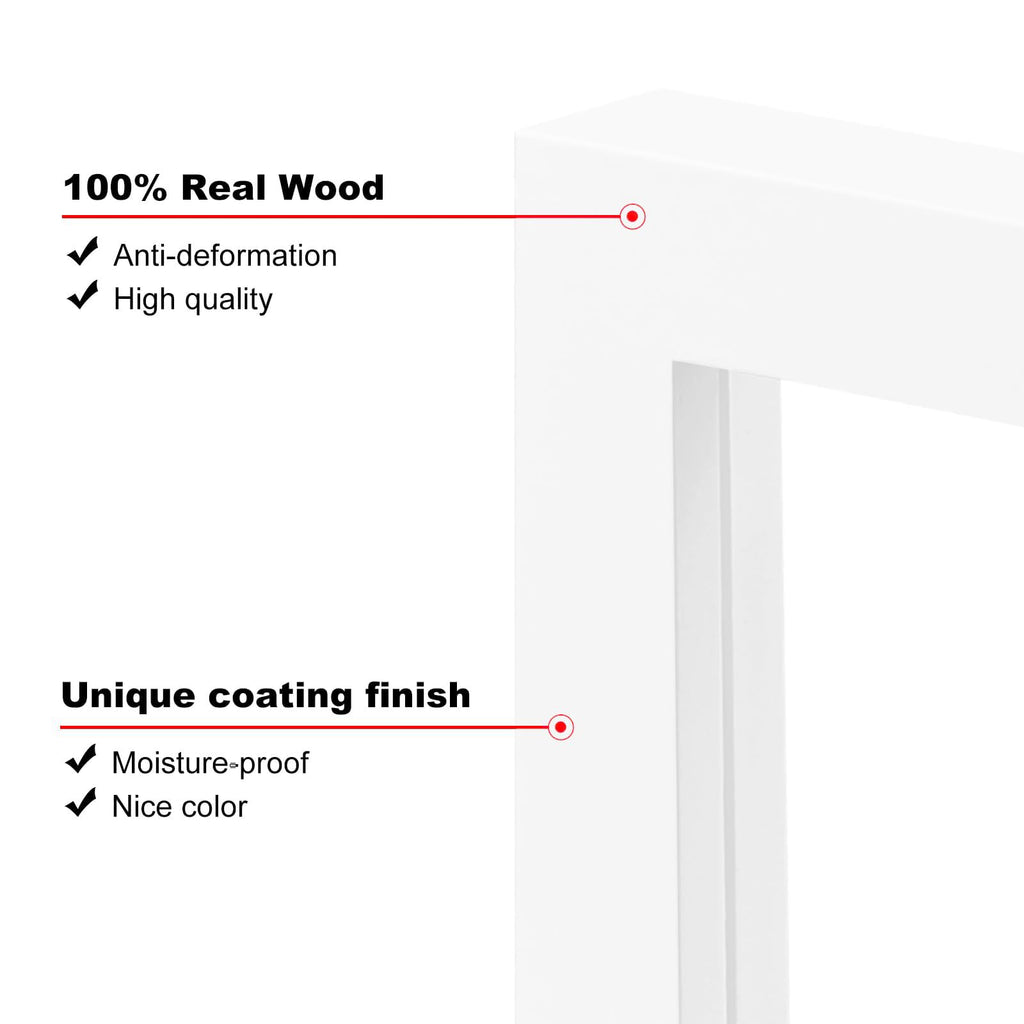 A1 Picture Frame Solid Wood White Poster Frames 1 Pack