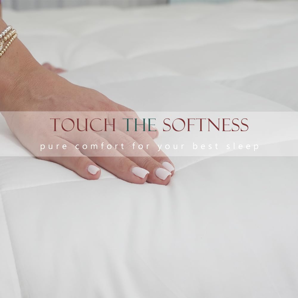 Lightweight Duvet Insert Oversized King, Thin Comforter 120x98