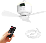 Portable Camping Fan,Tent Ceiling Fan,Rechargeable 8000mAh with Light & Hook,Timable & Auto Shut Off,Detachable Fan Blade, Used for Tent Canopy RV Gazebo Beach Dormitory Bedroom A101-B0DZCLGQY2