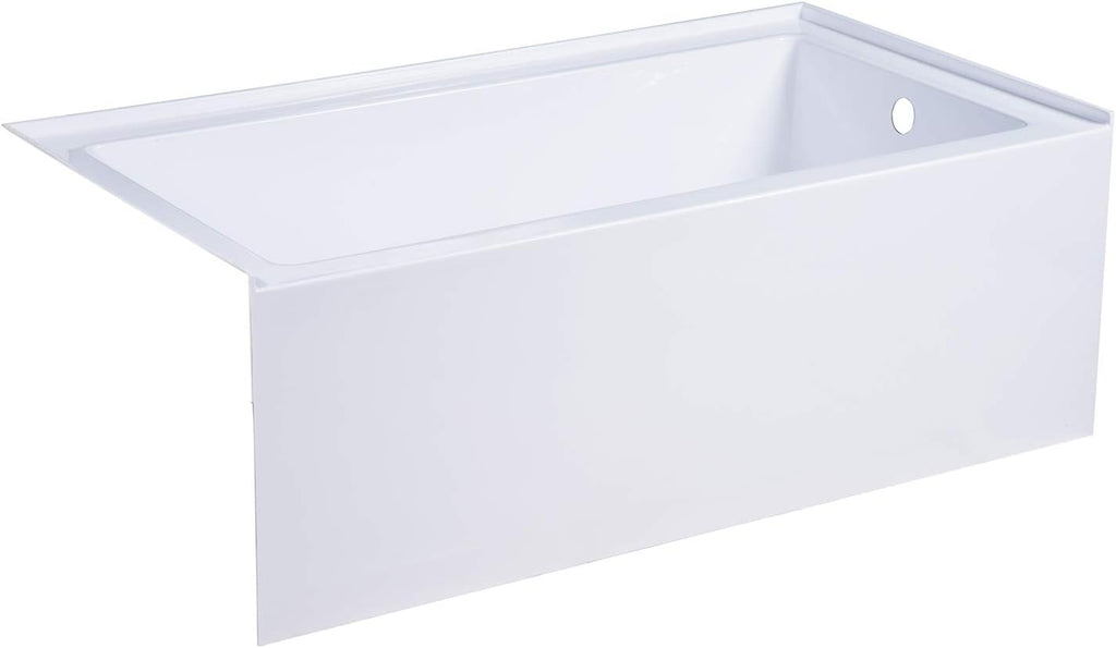 VTAP543022R Aqua Eden Alcove Tub, White