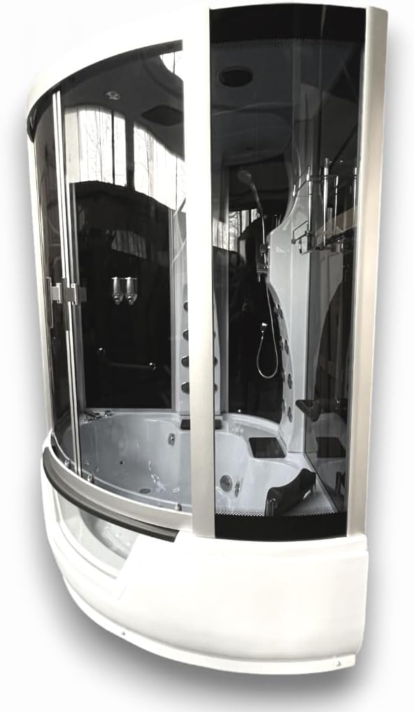 Whirlpool Bathtub and Shower MONTECARLO 59.05" Hydrotherapy with Heater Hot Tub