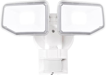 40W LED Security Lights Motion Sensor Light Outdoor, 180 Degree, 4000 LM, 5000 K, ETL Water Resistant, Clear 2 Head