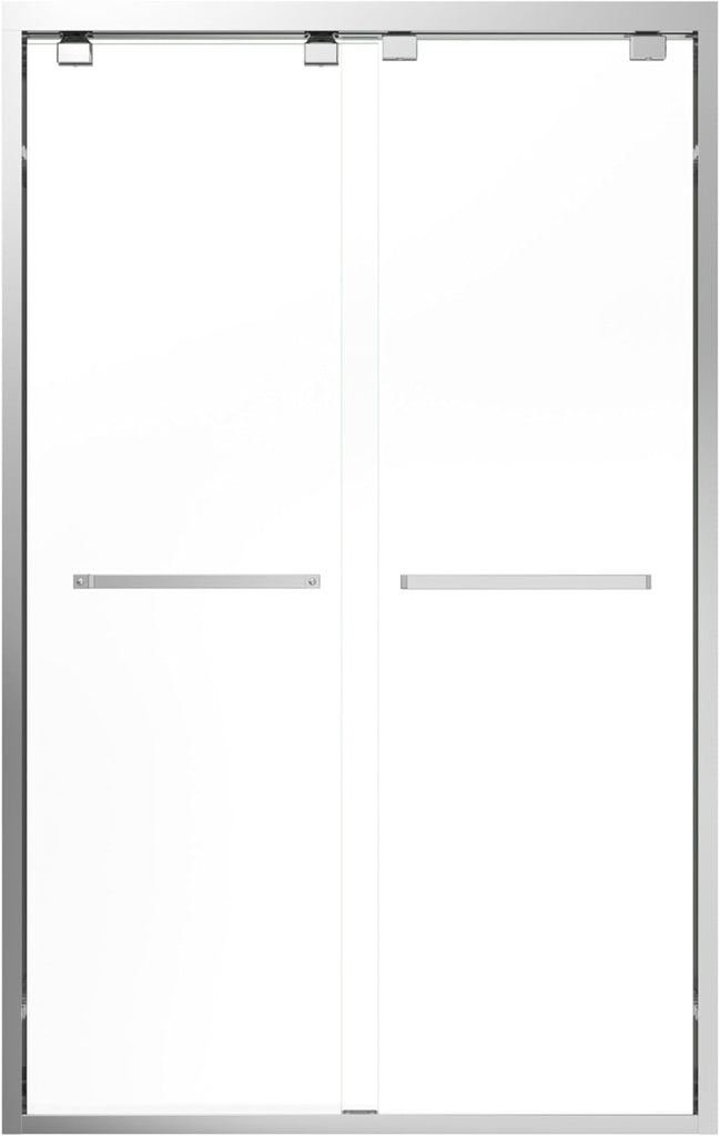 Encore 44-48 in. W x 76 in. H Semi-Frameless Bypass Shower Door in Chrome, SHDR-1648760-01