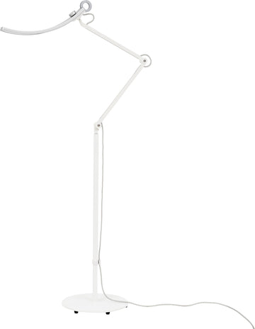 E-Reading Floor Lamp - Ultrawide and Bright Lighting, Dimmable with 13 Color Modes, Adjustable Arm, Auto-dimming