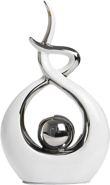 Home Decor Modern Abstract Art Ceramic Statue Table Decorations Living Room Office Centerpiece