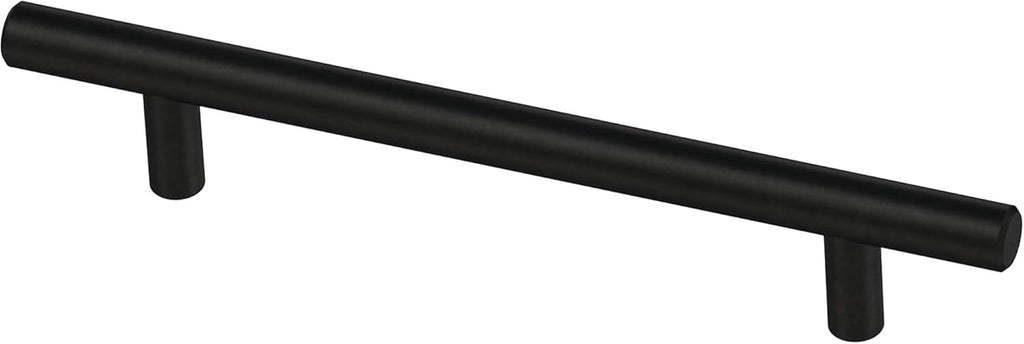 (10-Pack) - Matte Black Cabinet Handles, 5-1/16 Inch Hole Center, Modern Pulls for Drawers, Kitchen Cabinet Door