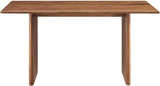 Amistad 60" Solid Wood Modern Farmhouse Rectangular Dining Table in Walnut
