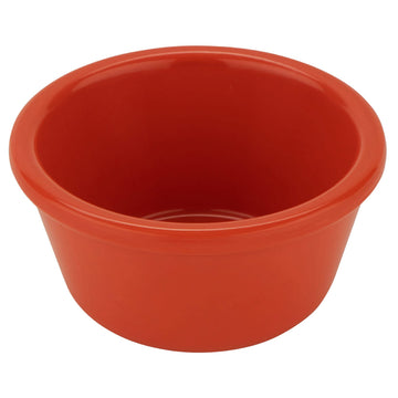 G.E.T. 3 oz Orange Melamine Ramekin Dipping Sauce Cup (Set of 12)