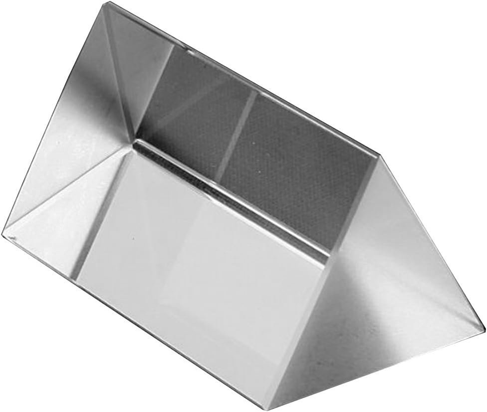 K9 Optical Crystal Photography Prism Set of 4 Pieces, 50mm Crystal Ball, 50mm Cube, 60mm Prism, 60mm Pyramid