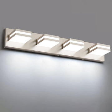 Bathroom Lights Fixtures Over Mirror, 360°Rotate Modern LED Vanity Lights , 32W Dimmable & High CRI Acrylic Wall