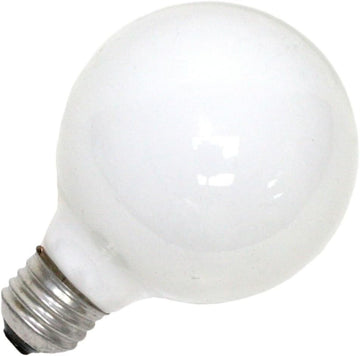 Double Life 40 Watt Vanity Light Bulbs 1 Pack - Incandescent E26 Medium Base Globe Bulbs for Bathroom, Dimmable G25