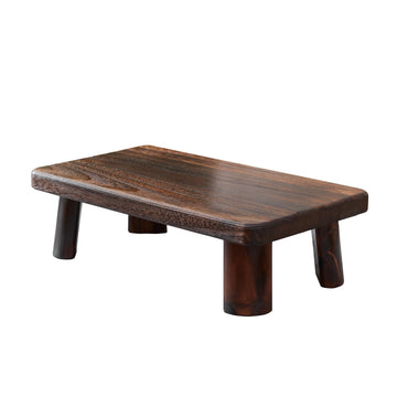 Paulownia Wooden Japanese Floor Table, Sturdy Lightweight Tea Table