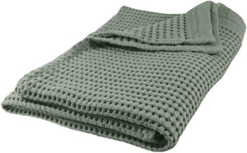 Waffle Bath Sheet Quick Dry Towel, Thin Luxury Bath Towels, Bath Sheets 40x80 Large Bath Towels, Modern Style (Sage