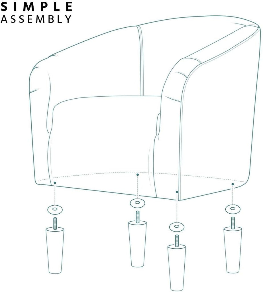 Velvet Accent Chairs, Compact Furry Barrel Chairs with a Curved Silhouette , Gray