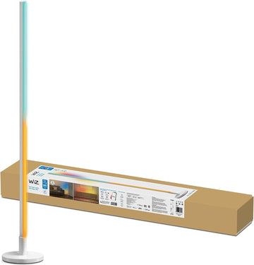 Smart Floor Lamp - Dimmable Lamp with Dual Color Zones - 2.5Ghz Wi-Fi - Compatible with Alexa and Google Assistant