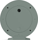 Q Mantel Clock | Modern Classic Round Mantel Clock | Asparagus Green | Contemporary Style for Mantel, Desk