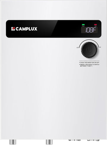 Electric Tankless Water Heater 27kW 240V, Instant Hot Water, Self-modulating Technology
