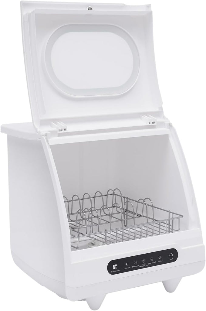 Portable Dishwasher, 1200W Countertop Mini Dishwasher With Display Screen