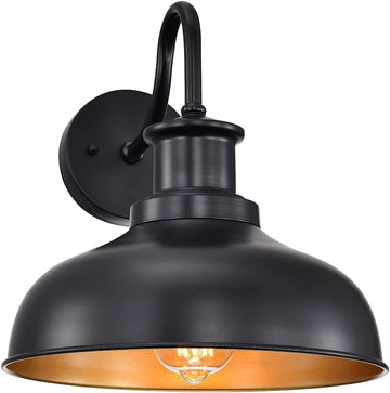 Outdoor Barn Light Outdoor Wall Sconce Farmhouse Rustic Exterior Wall Mount Lights Vintage Outside Lighting Fixture