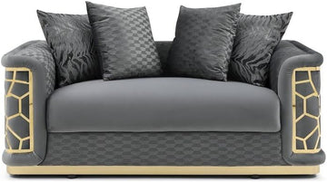 Talia G0990A-L Loveseat Dark Gray