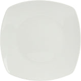 Simply Square 16 Piece Dinnerware Set, Porcelain, White
