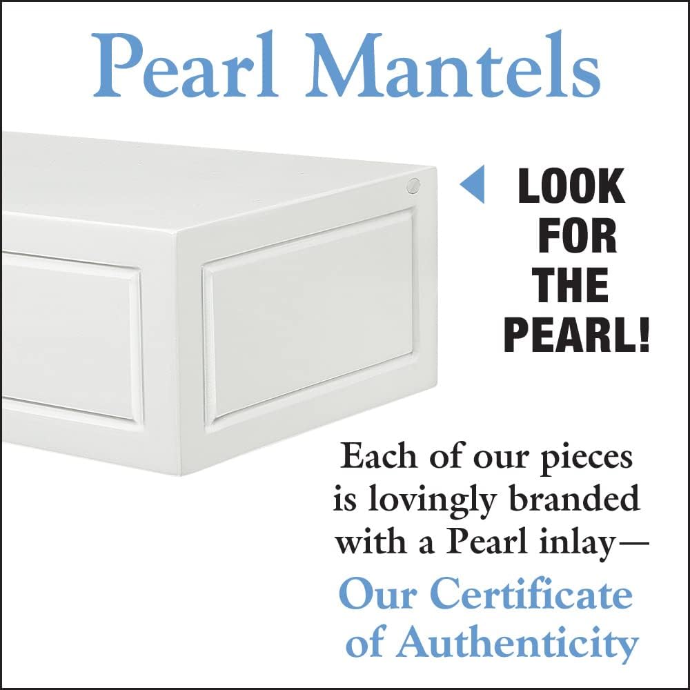 Premium Grade A MDF White mantel shelf, Crisp White paint, 60"L 9"D 5"H, The perfect compliment to your