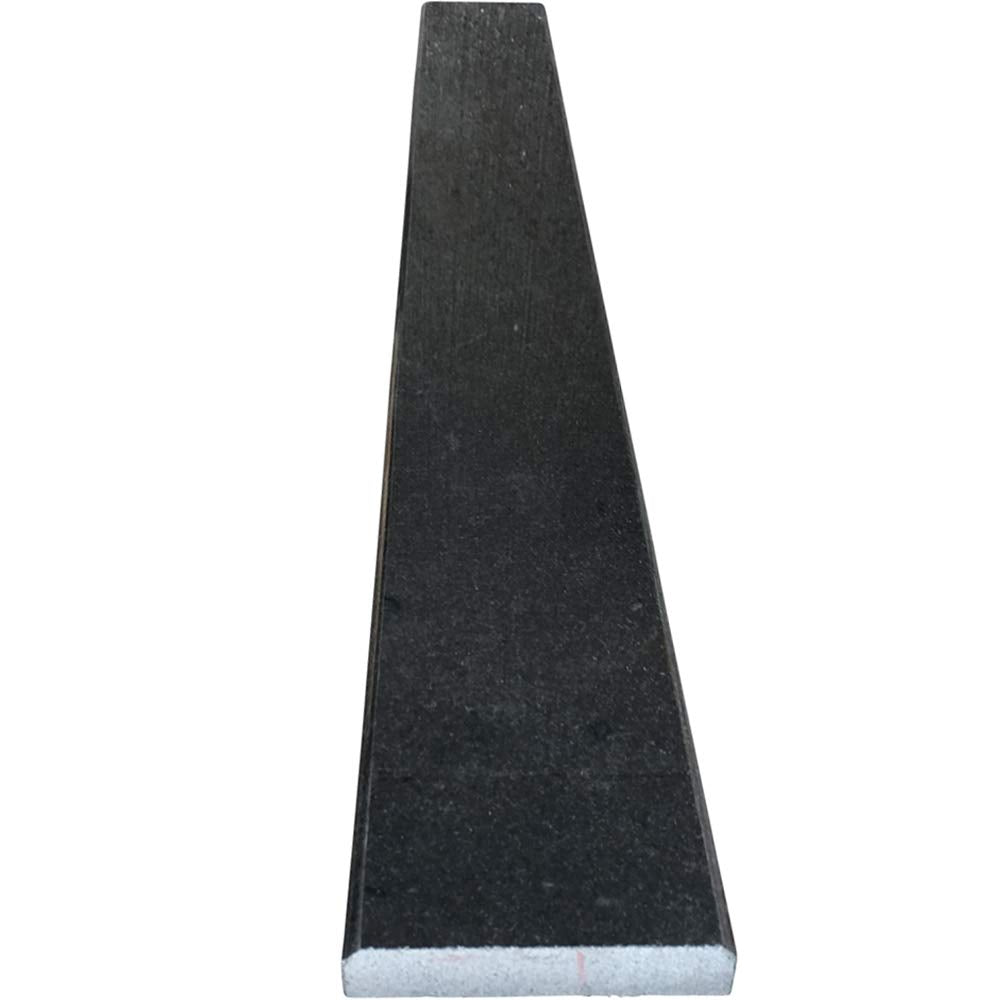 Shower Curb Threshold Absolute Black Granite Tile (Marble Saddle) Polished, Maintenance Free, Stain Resistant Also