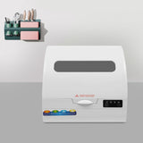 Countertop Dishwasher 1200W Portable Mini Countertop Dishwasher 1.59-2.38Gal Small Dish Washer with Build In Tank and