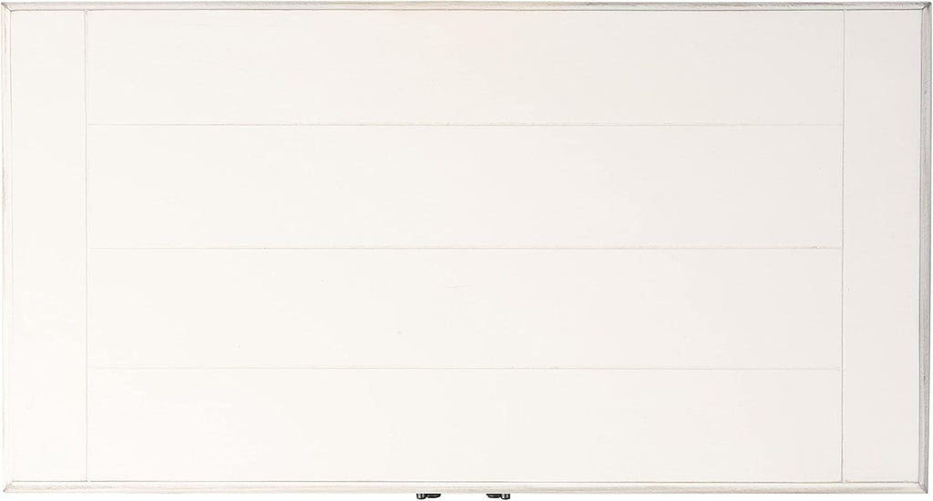 Furniture - Primrose 3-Drawer Console Table - Distressed White - Solid Wood - Farmhouse Classic Design - Ideal