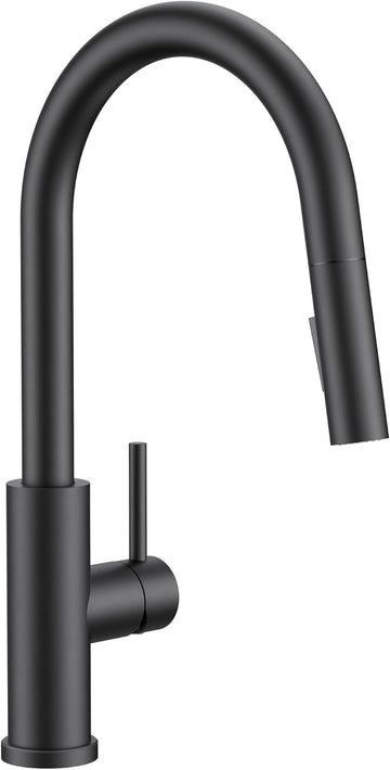 Kitchen Faucets with Pull Down Sprayer, Black Classic Single Handle Stainless Steel High Arc Faucet for Kitchen Sink