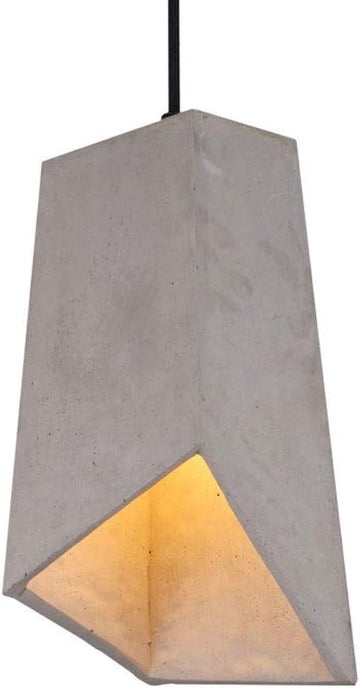 Industrial Ceiling Pendant Lamp with Cement Lampshade