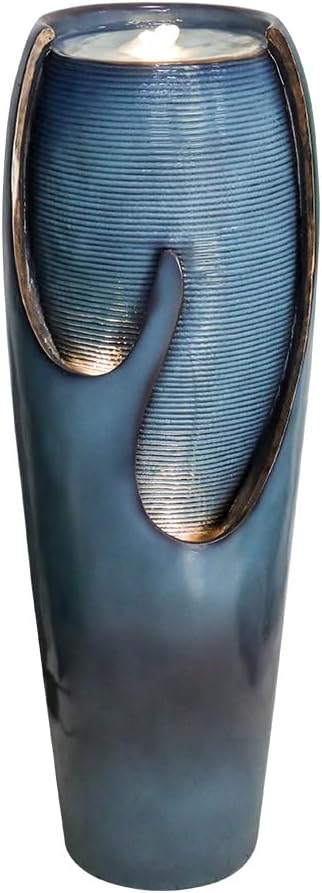 38.7”Tall Outdoor Water Fountains and Waterfalls
