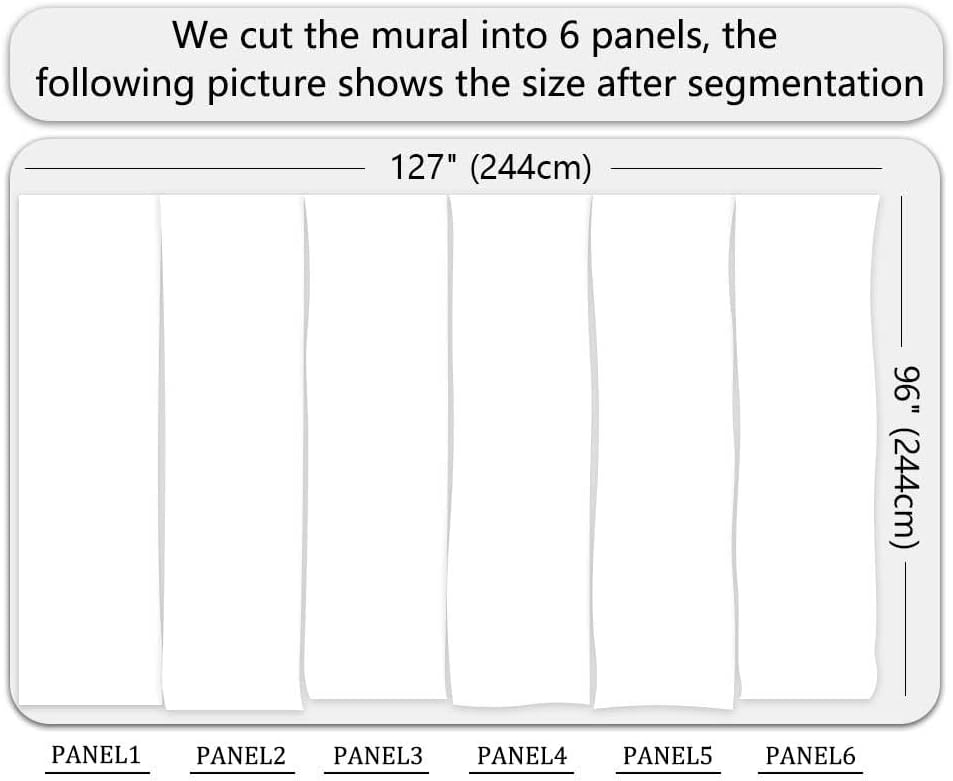 Green Forest Wallpaper Fox Pine Mouse Big Tree | 127"x96" Not Self-Adhesive Mural for Children's Room Living Room