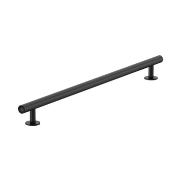 18" Radius Matte Black Appliance Pull