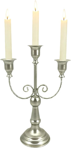 3 Arms Metal Candelabra Gold Candle Holder Vintage Modern Decorative Centerpiece Candlestick Holders for Table