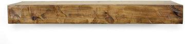 Shelf Rough Hewn Mantel, Aged Oak, 72