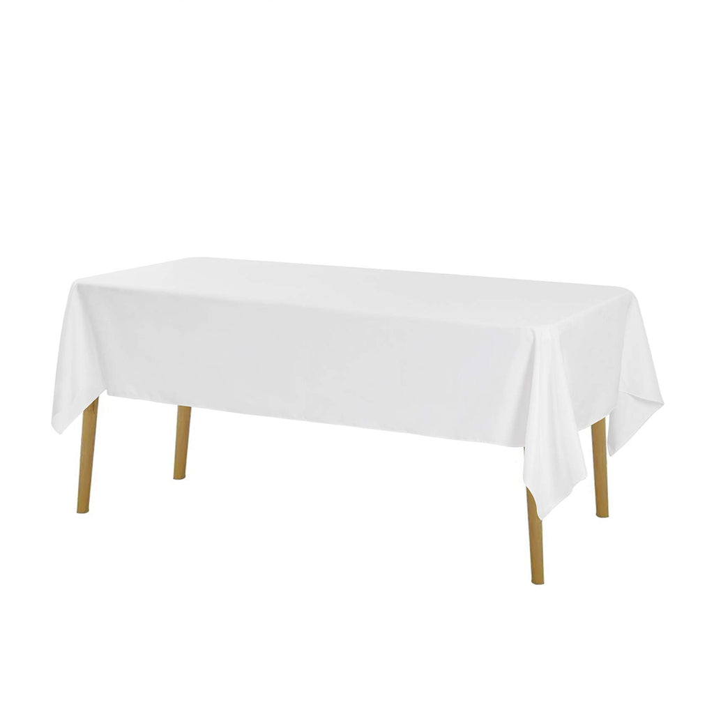 Rectangle Tablecloth 60x120 inch Washable Polyester Fabric Table Cloth for Wedding Party Dining Banquet