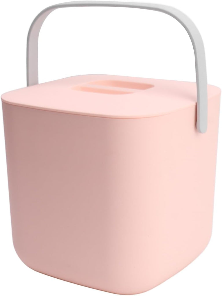 Countertop Dishwasher, 18W 8.5V 2A Portable Countertop Dishwasher for Kitchen (Pink)