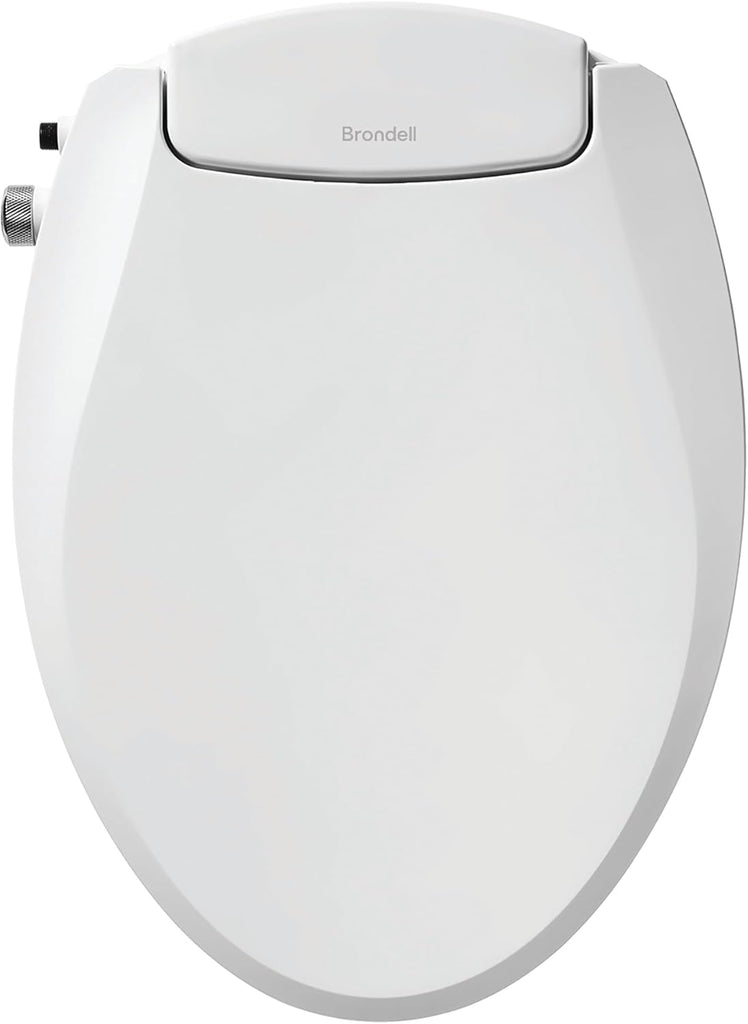 Non-Electric Elongated Bidet Toilet Seat with Dual Nozzles, Ambient Water Temperature, Easy Installation