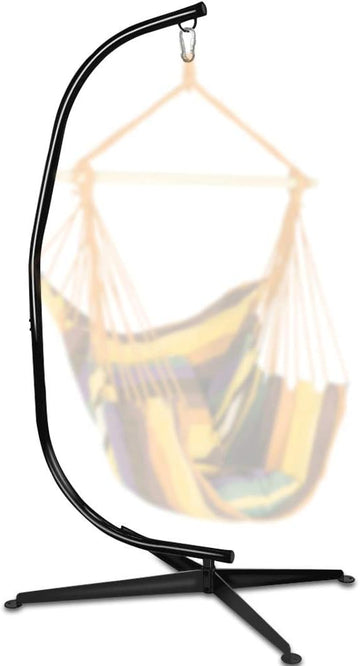 Chair Stand, Hanging Hammock Chair Stand C Stand Outdoor Indoor Solid Steel Heavy Duty Stand Only Construction for
