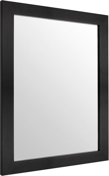 Wall Mirror Rectangle Decorative Mirror 12" x 16" , Black