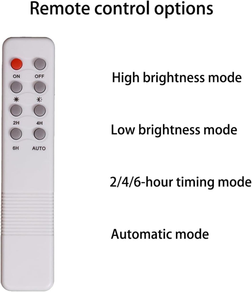 Outdoor Solar Flood Light, 6500K Bright White Floodlights, IP65 Waterproof Solar Power Security Light, Dusk to Dawn